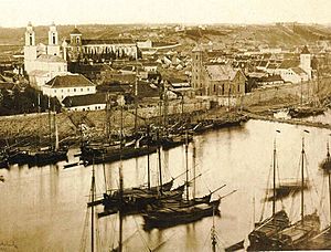 Archivo:Kaunas in 1861, photographed by Antal Rohrbach