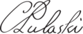 Kazimierz Pułaski Signature