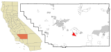 Kern County California Incorporated and Unincorporated areas Stallion Springs Highlighted.svg