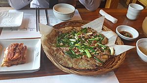Archivo:Korean cuisine kongbiji jeon(okara) Hwasun Jeollanamdo South Korea 2015