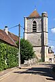 L'église de Lucy-sur-Yonne (juillet 2019)