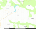Map commune FR insee code 33308