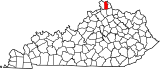 Map of Kentucky highlighting Kenton County.svg