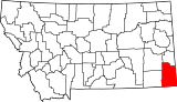 Map of Montana highlighting Carter County.svg