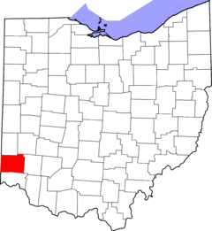 Map of Ohio highlighting Butler County.svg