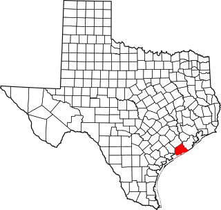 Map of Texas highlighting Matagorda County.svg