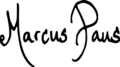 Marcus Paus signature