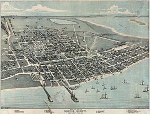 Archivo:Old map-Corpus Christi-1887