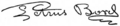 Pétrus Borel signature