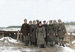Archivo:Paustancy atamana Lukasha Siamienika Vialikaie Stachava Belarus 1919