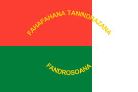 Presidential Standard of Madagascar (1972-1975, reverse)