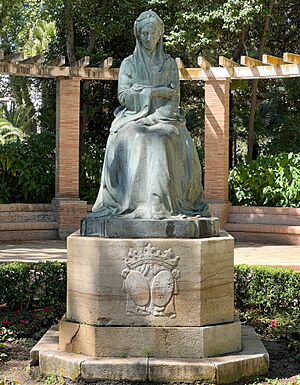 Archivo:Statue Infanta María Luisa Parc María Luisa - Séville (ES61) - 2023-04-25 - 2