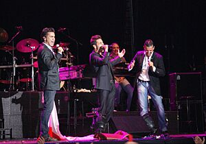 Archivo:Tanea y David Bustamante (Torrelavega 2011)