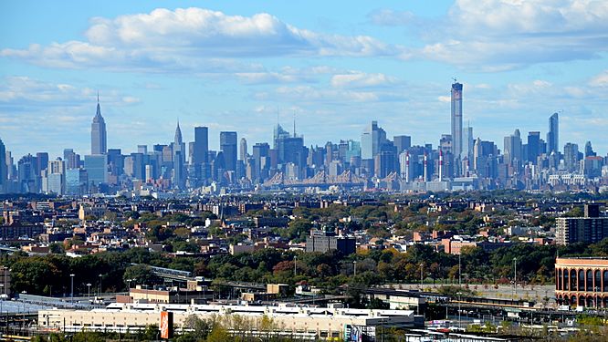 VIEW OF NEWYORK CITY FROM FLUSHING, QUEENS,NY - panoramio