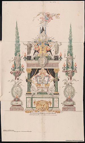 Archivo:Vilella-Proyecto del cenotafio ó tumulo para las exequias de Carlos III en Mallorca 1789 17