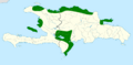 Vireo nanus map
