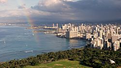 Archivo:Waikiki view from Diamond Head