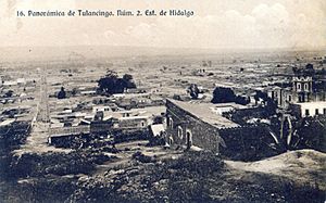 Archivo:"Panorámica de Tulancingo", tarjeta postal