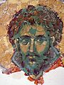 Преподобный Никита Исповедник, игумен обители Мидикийской. 1380 год. Из церкви Спаса на Ковалёве