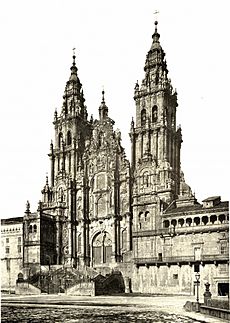Archivo:110 Santiago (da Compostela) Westfassade der Kathedrale