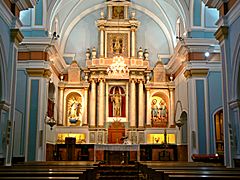 Altar Major Sant Sebastià església Sagra