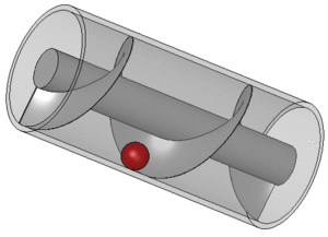 Archivo:Archimedes-screw one-screw-threads with-ball 3D-view animated small