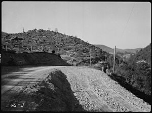 Archivo:Bad Lands, Unaka National Forest - NARA - 280115
