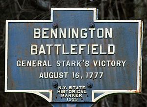Archivo:Bennington Battlefield Marker