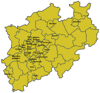 Ciudades de Renania del Norte-Westfalia