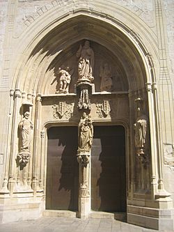 Archivo:Colegiata de Gandia - Porta dels Apòstols