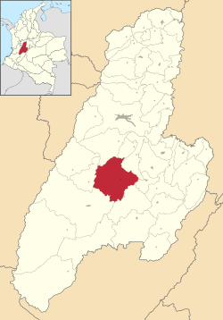 Ortega ubicada en Tolima