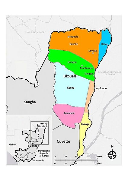 Districts of Likouala