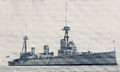 Englischer Schlachtkreuzer "Indefatigable" (cropped)