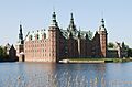 Frederiksborg Castle and boat crop