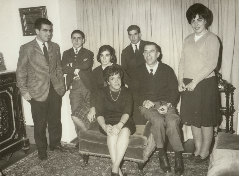 Frei Montalva y su familia