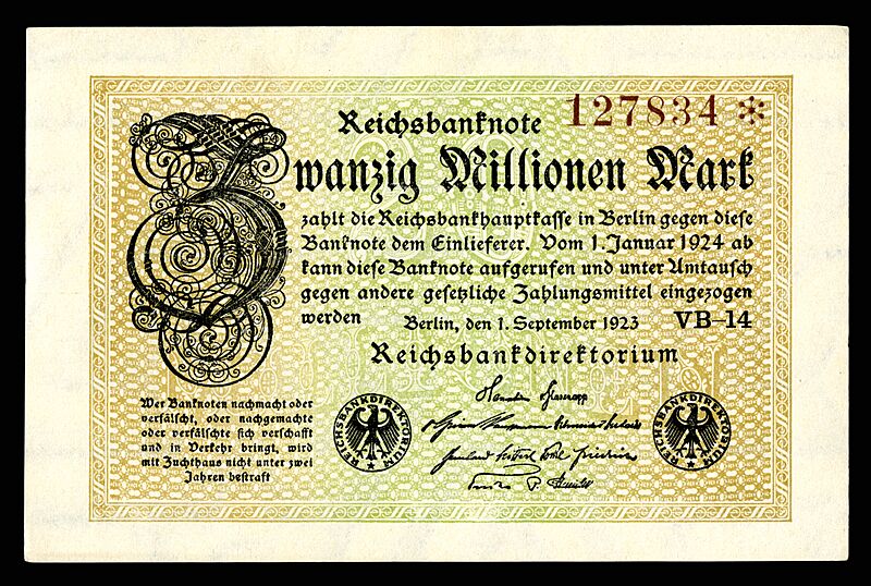 GER-108-Reichsbanknote-20 Million Mark (1923)