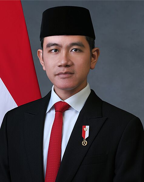 Gibran Rakabuming 2024 official portrait