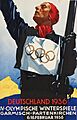 IV Olympische Winterspiele 1936 Plakat Hohlwein Fokus