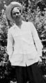 Ifrain Caraballoso con ropa tipica en 1956