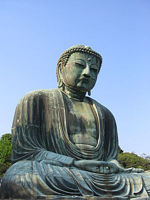 Archivo:Kamakura Budda Daibutsu right 1879