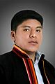 Leonardo Loza. Official portrait, 2020. Chamber of Senators of Bolivia