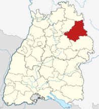 Locator map SHA in Baden-Württemberg.svg