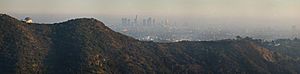 Archivo:Los Angeles from Hollywood Hills