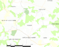 Map commune FR insee code 33112