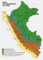 Mapa fitogeográfico del Perú