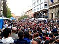 Miren Etxezarreta al 15M de Terrassa (2011)