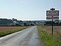 Muncq-Nieurlet (Pas-de-Calais) city limit sign