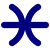 Pisces symbol (bold, blue).svg