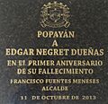 Placa Negret Popayán