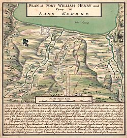 Archivo:Plan of Fort William Henry on Lake George
